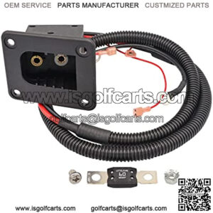 36V Powerwise Charger Plug or Charger Receptacle for EZGO TXT Medalist Electric Golf Carts 28137G02,73063-G01,