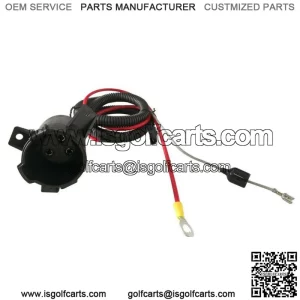 Club Car Precedent 48 Volt Golf Cart DC Charger Plug Receptacle - 48V (2004+)