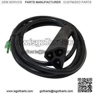 Charger Plug DC Plug & Cord (133" long) Assembly 48V EZGO RXV TXT Golf Carts 08+