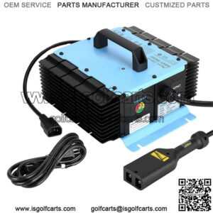 36V 18A Golf Cart Battery Charger for EZGO TXT Medalist, Powerwise Style D-Plug