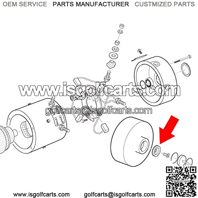 Golf Cart Speed Sensor Magnet for EZGO PDS Motors, OEM# 73328-G01 73328G01 - Image 2