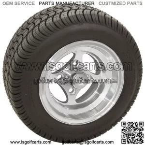 10" Machined Wheels with Street Low Profile Tire Options Combo