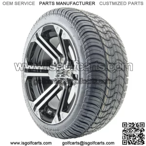 14" RX350 Machined Wheels and Tires Combo