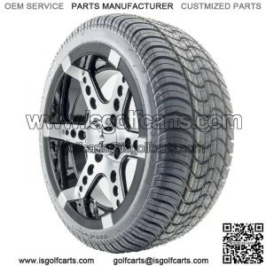 14" RX260 Machined Wheels and Tires Combo