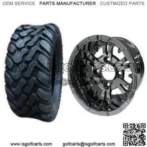 22x11-12" Tire/Wheel Combo (22" Tall Premounted)