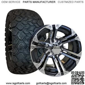 22x10.5-12" Tire/Wheel Combo (22" Tall Pre-Mounted)