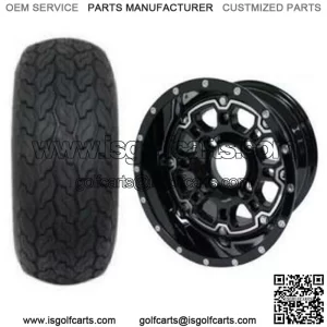 18x8.5-10" Tire/Wheel Combo (18" Tall Premounted)