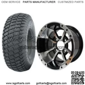 23x10.5-12" Turf Tire/Wheel Combo (23" Tall Premounted)