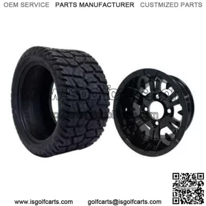 22x10.5-14" All Terrain Tire/Wheel Combo (22" Tall Premounted)
