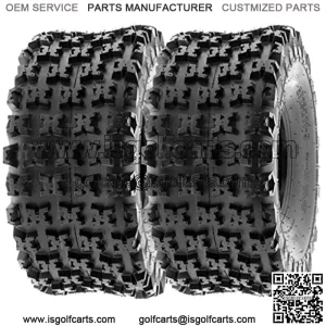 20x11-8 20x11x8 ATV UTV Tires 6 PR Tubeless A027 [Set of 2]