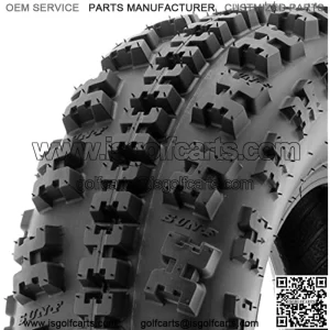 19x7-8 Replacement Tubeless 6 PR ATV UTV Tires A027 [Single]