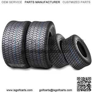 Set 4 WANDA Lawn Mower Turf Tires 15x6-6 Front & 20x10-8 Rear /4PR -13016/13040