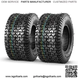 2 Pcs 13x6.50-6 Turf Tire Mower Lawn and Garden Tractor, 4PR