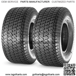 18X7.50-8 18x7.5x8 Turf Saver Lawn Mower Tire 4PR, Set of 2
