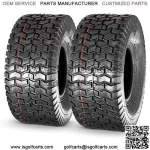 15x6.00-6nhs Lawn Mower Tires, 4PR, P512, Set of 2