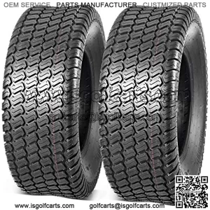 24X9.50-12 Turf Lawn Mower Tractor Riding Tire P332 4PR Load Range B,2Pcs