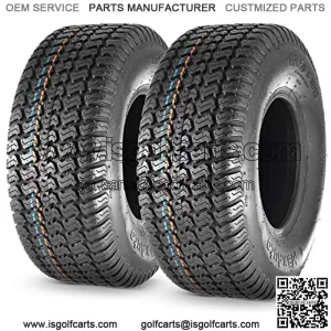 18X6.50-8 18x6.5x8 Turf Saver Lawn Mower Tire 4PR, Set of 2
