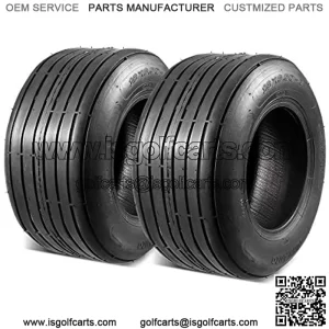 2 Pcs Straight Rib Lawn & Garden Tire - 16x6.50-8