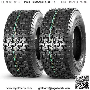 2 Pcs 11x4X5 11x4.00-5 Turf Tire for Lawn & Garden Mower, P512 LRA