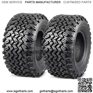 2 Pcs All Trail Tire 22x11.00-10 Lawn Mower Golf Cart Tire for Hilly Terrian 6Ply