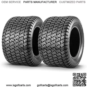 2Pcs Lawn & Garden Turf Tire 18x10.50-10 18x10.50x10 Tubeless 4 Ply P332