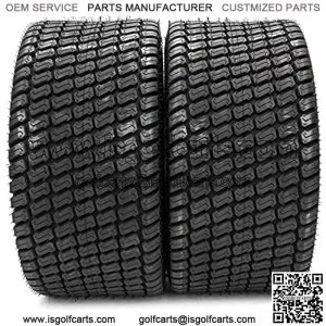 2Pcs New 4PLY 24x12.00-12 Tires 24x12x12 Turf Lawn Mower Tires