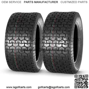 22x9.5-12 22x9.5x12 Turf Tires for Lawn & Garden Mower 4 Ply, Set of 2