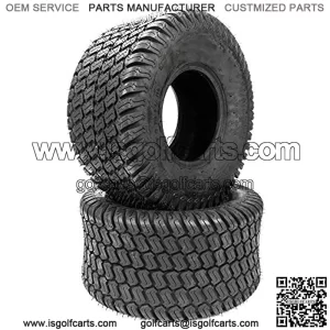 2Pcs 18x9.50-8 Lawn Mower Garden Turf Golf Cart Tires 18x9.50x8 Tubeless 4PR