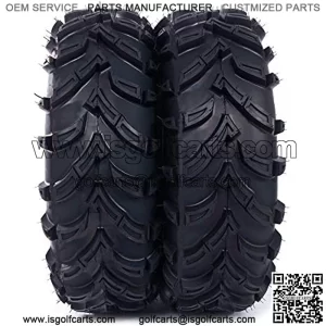 2PCS 26X9-12 6PR 26" ATV UTV all-terrain Tires Rear Tires 26/9/12 Tubeless Tires Front Left Right Tire