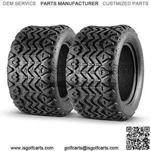 2 Pcs All Terrain golf cart tire 22x11.00-12 ATV UTV Off-Road Tires ,4 Ply Tubeless