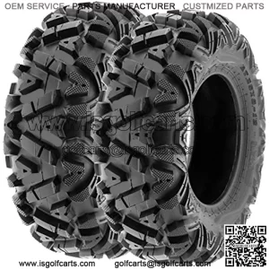 Pair of 2 Power.I All-terrain ATV UTV Off Road Tires 28x9-12 28x9x12,6 PR Tubeless A033
