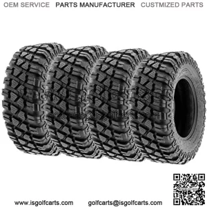 Set of 4 A047 XC MX Hardpack UTV SxS Dual Sport Tires 28x10-14, 6 PR, Tubeless, all terrain off-road