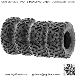 Set of 4 Power.II ATV UTV Tires 23x7-10 Front & 22x10-10 Rear, All-Terrain Off Road, 6 PR, A051