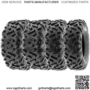 22x7-11 22x10-9 ATV UTV Tires 6 PR Tubeless A051 POWER II [Bundle]