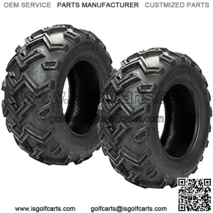 2PCS 25" 25x10-12 Rear ATV Utility UTV Tires Replacement Tire 25x10x12 6Ply fit 12in Rim
