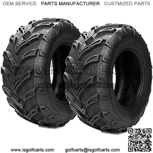 2PCS 25in Rear 25x10-12 ATV Utility UTV Mud Trail Tires fit 12"x8" Rim 6PR Tread Tubeless