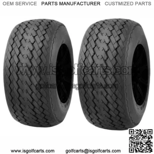 TWO New 18X8.50-8  Golf Cart Tires 4 Ply Sawtooth Tires Set Of Two