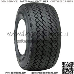 Set of 4 Golf Cart Street Course Tires Only 18x8.5-8 Duro Sawtooth 6 Ply