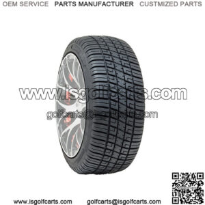 Set of 4 205/50-10 Fusion Golf Cart Street and Turf Tires No Lift Required