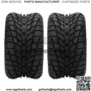 Set of 2 205/50-10 DOT Golf Cart Tires Wheels 4 Ply Tubeless 250 50 10