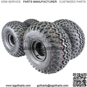 Golf Cart Tire and Wheel Combo, 10" Wheels with 22" Tires - Set of 4