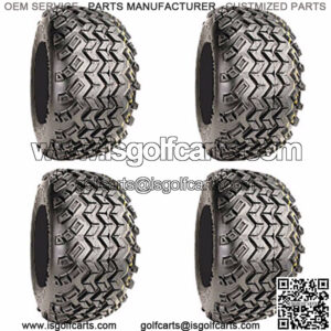 Set 4 Golf Cart Tires 18x9.50-8 4 Ply All Terrain Off Road