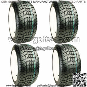 Set of 4 Golf Cart Tires 255/50-12 Excel Classic 4 Ply Street Lift Kit Required