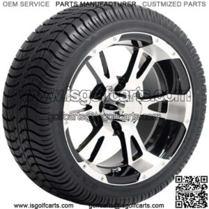 Golf Cart ITP SS112 Mounted on 205/30-14 Endura  Set 4 with lugs and caps