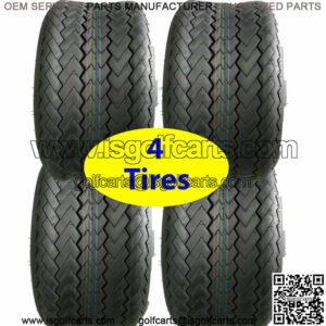 (4) 18x8.50-8 Standard OEM Size Golf Cart Tires Fits  EZGO Club Car Yamaha