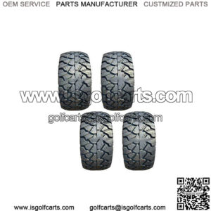 18x9-10" DOT ALL TERRAIN GOLF CART TIRES - SET OF 4