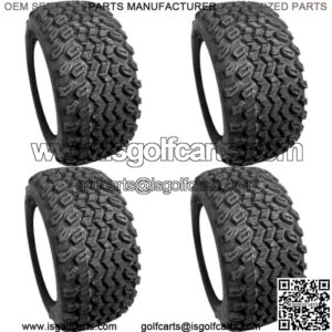 Set of 4 Golf Cart Tires 20x10.00-10 Excel Sahara 4 Ply For Club Car EZGO Yamaha