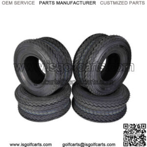 243510L5 18x8.5-8 Hole-N-1 4 Ply Tubeless Golf Cart Turf Tires 4 Pack