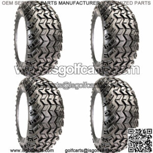 Set of 4 Golf Cart  A/T Tires 23x10.00-14 Sahara Classic 4 Ply All Terrain