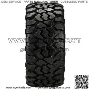 Set of 4- 23x10R-14 Sierra Rover Steel Belted Radial A/T Tires for Golf Carts